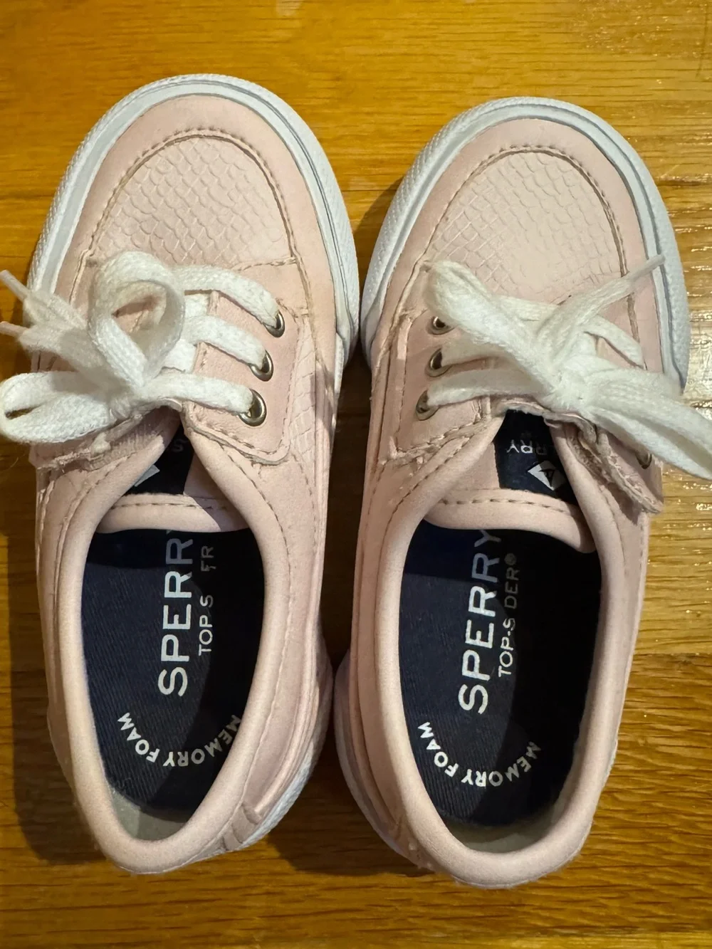 Sperry baby pink